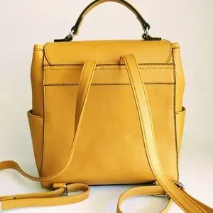 NINE WEST Mustard Yellow Backpack Nine West | Bags | Nine West Mustard Yellow Medium Backpack  main image 3